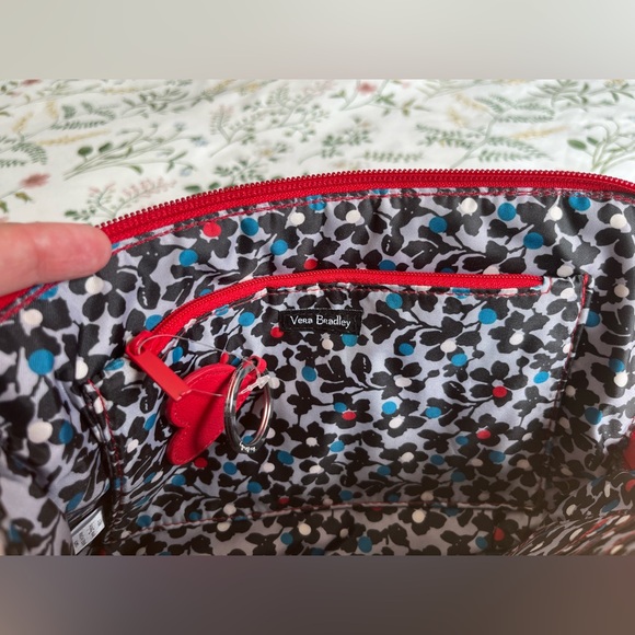 Vera Bradley Red Quilted Clutch - Picture 6 of 6